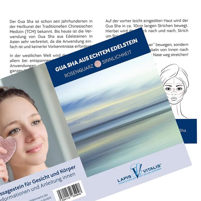Gua Sha Rosenquarz – Gesichtsmassage & Selbstliebe | TCM Edelstein