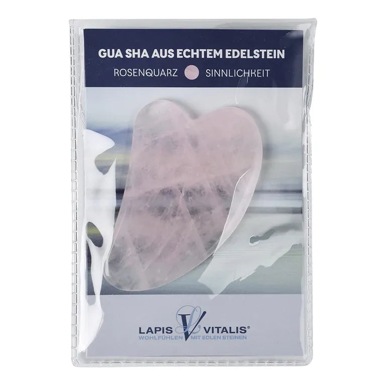 Gua Sha Rosenquarz – Gesichtsmassage & Selbstliebe | TCM Edelstein