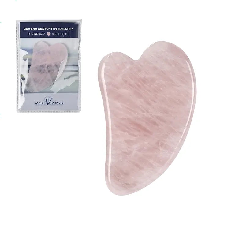 Gua Sha Rosenquarz – Gesichtsmassage & Selbstliebe | TCM Edelstein